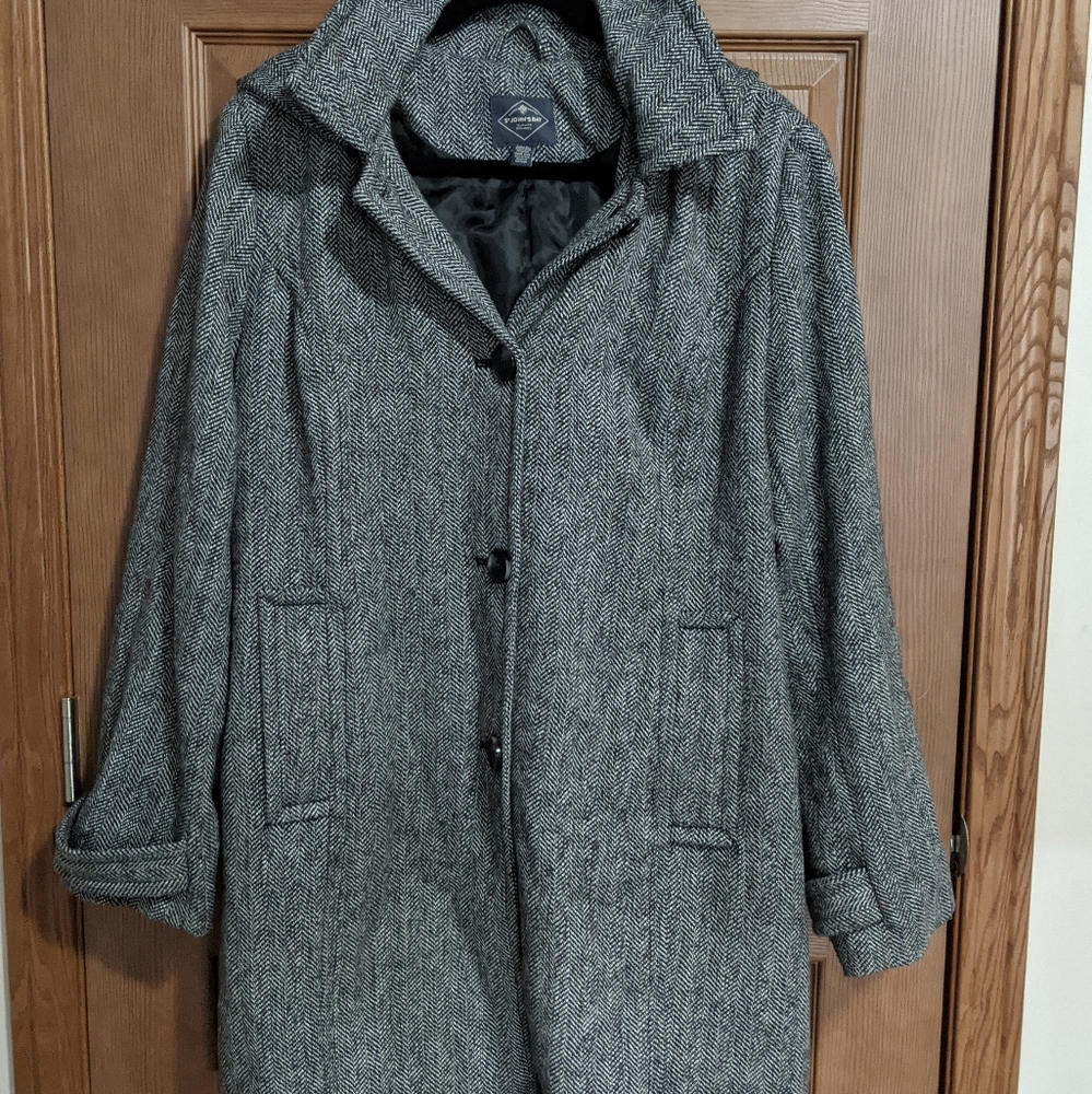 St. John's Bay Peacoat w/Hood